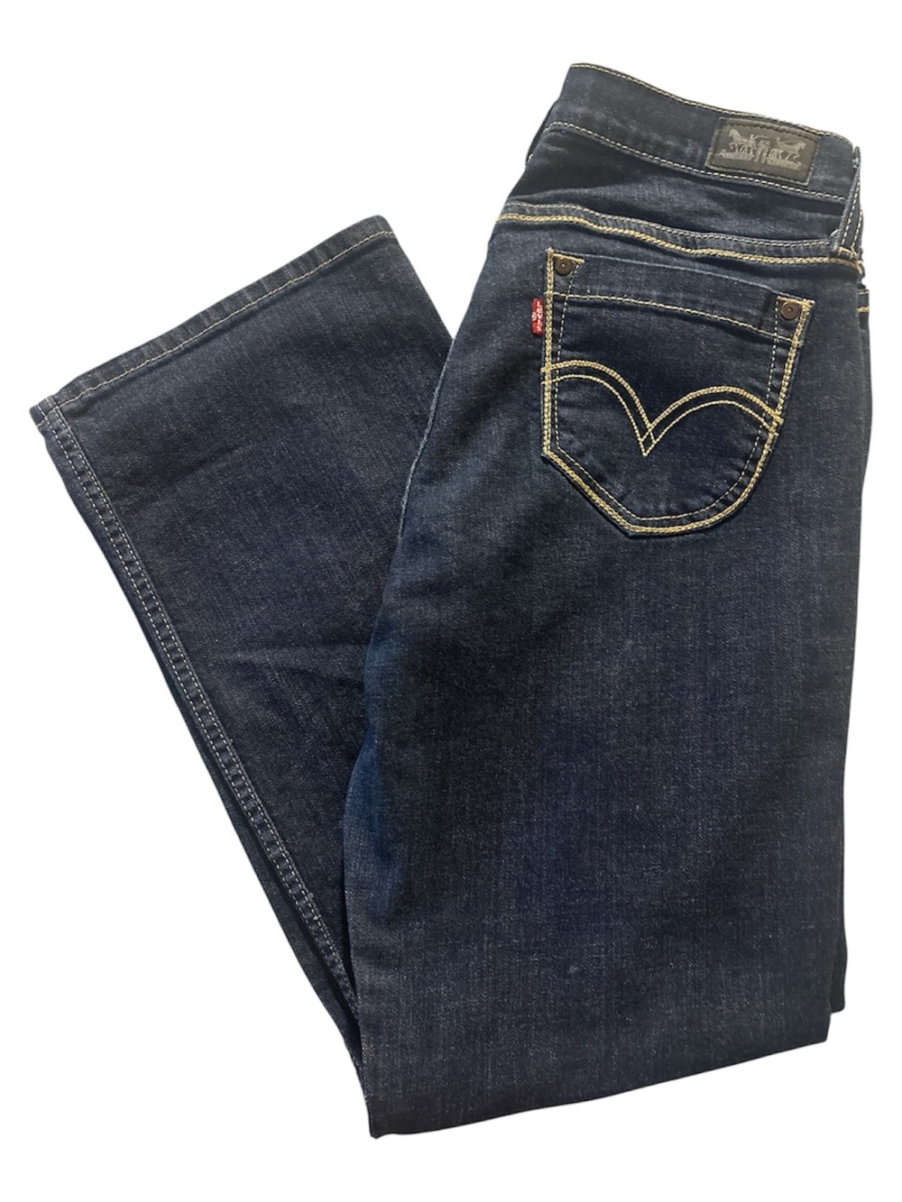 Levis 529 Curvy Bootcut Jeans Womens Size 32 x 30 Dark Wash